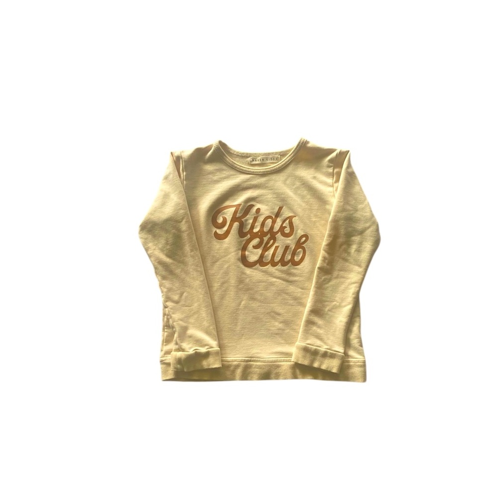 Haven Kids "Kids Club" Cream Shirt size 6-7